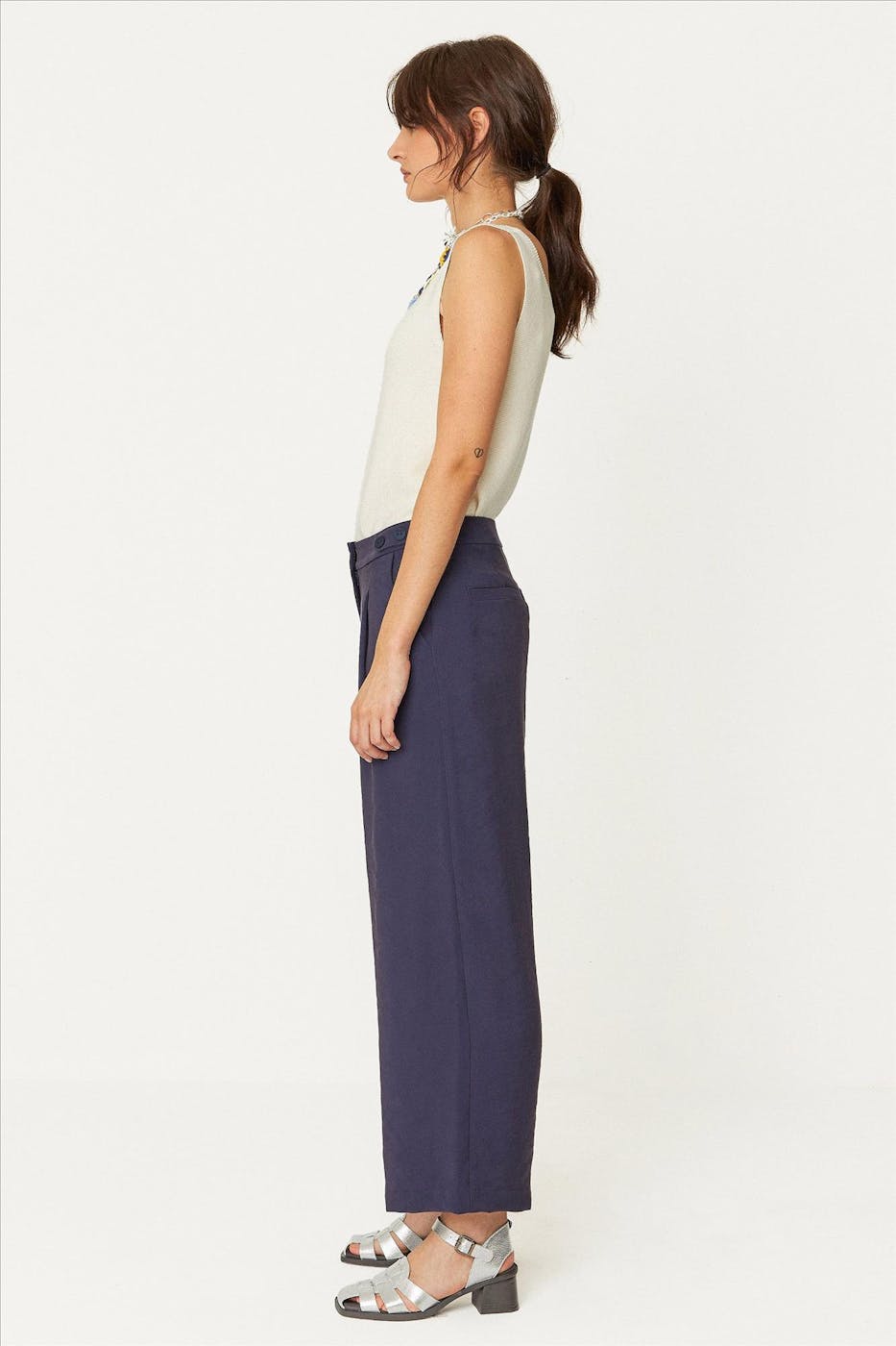 SkunkFunk - Donkerblauwe Ilia broek