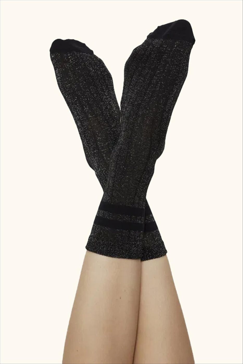 Nümph - Zwart-Roze Mascha sokken