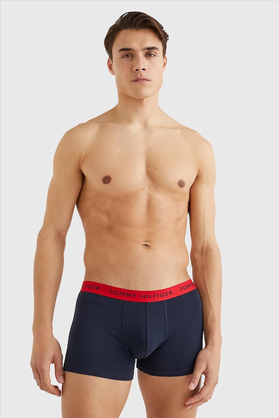 Tommy Hilfiger Underwear - Donkerblauwe Trunk 3-pack Boxershorts