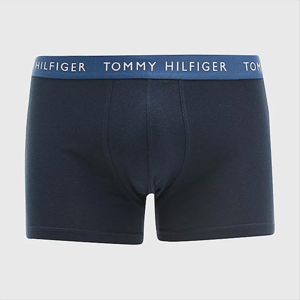 Tommy Hilfiger Underwear - Donkerblauwe Trunk 3-pack Boxershorts