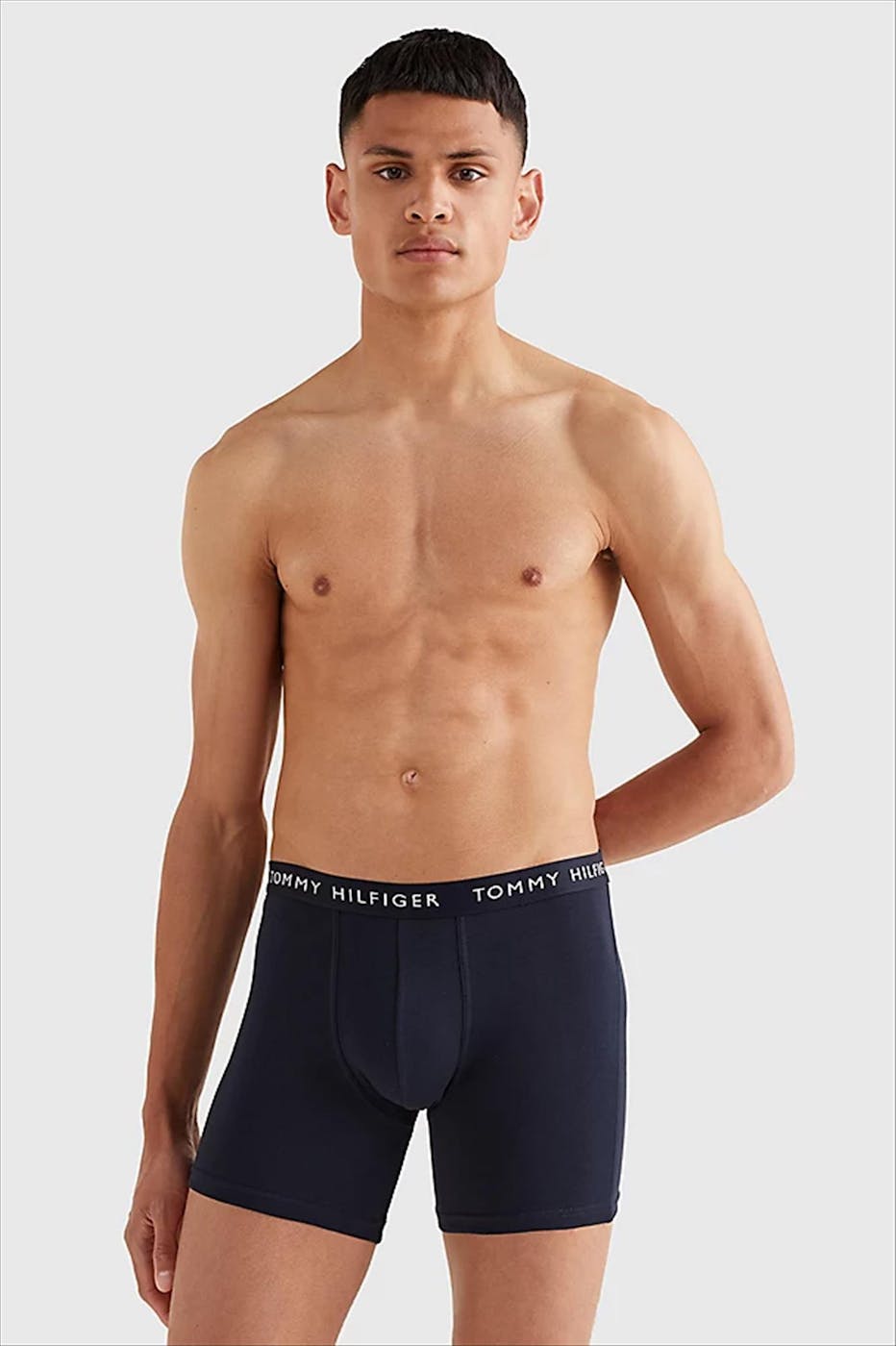 Tommy Hilfiger Underwear - Donkerblauwe Brief 3-pack boxershorts