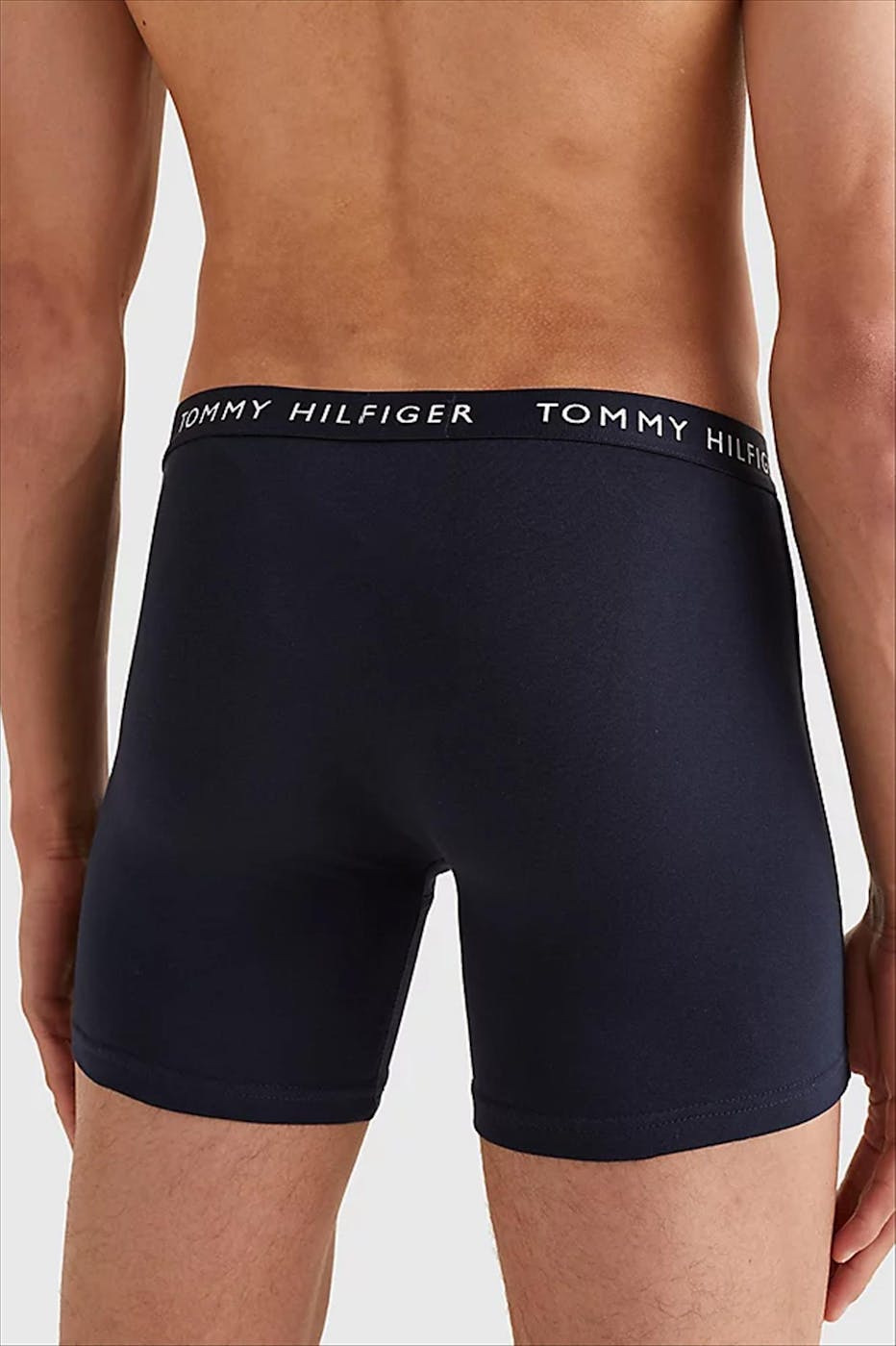 Tommy Hilfiger Underwear - Donkerblauwe Brief 3-pack boxershorts