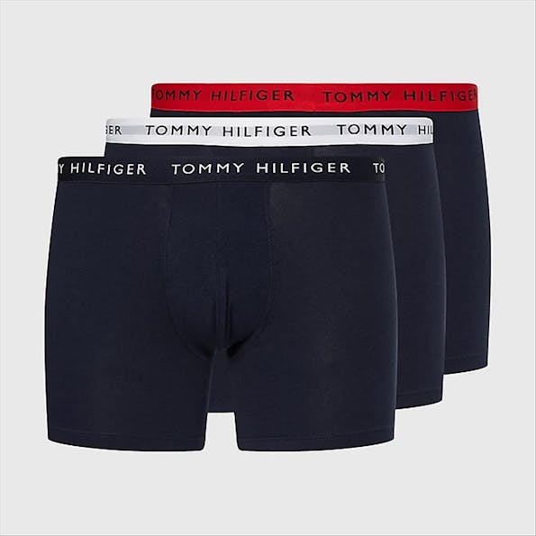 Tommy Hilfiger Underwear - Donkerblauwe Brief 3-pack boxershorts