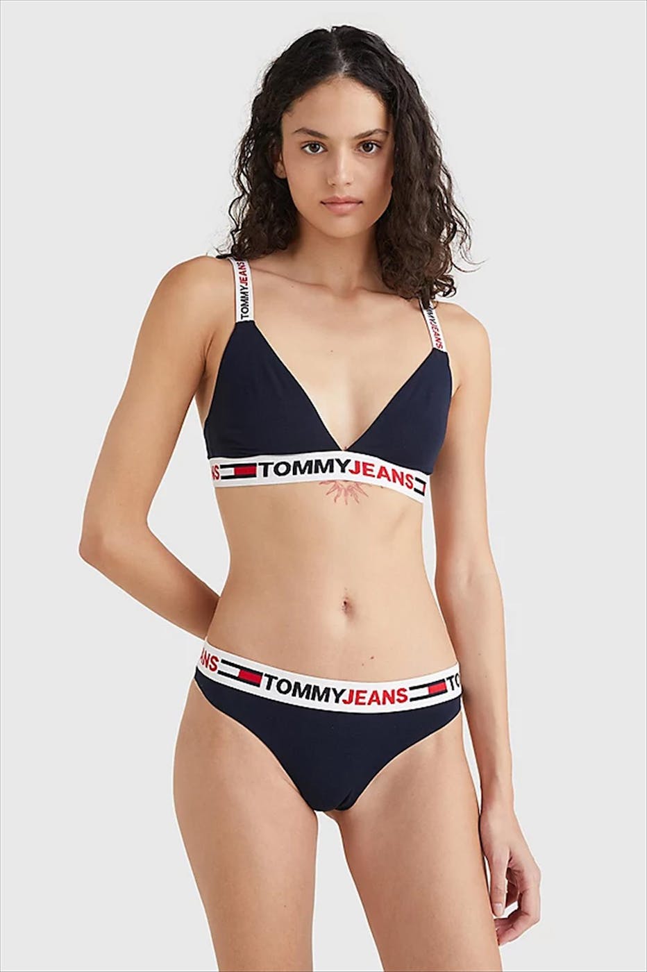 Tommy Hilfiger Underwear - Donkerblauwe Brazilian Logo slip