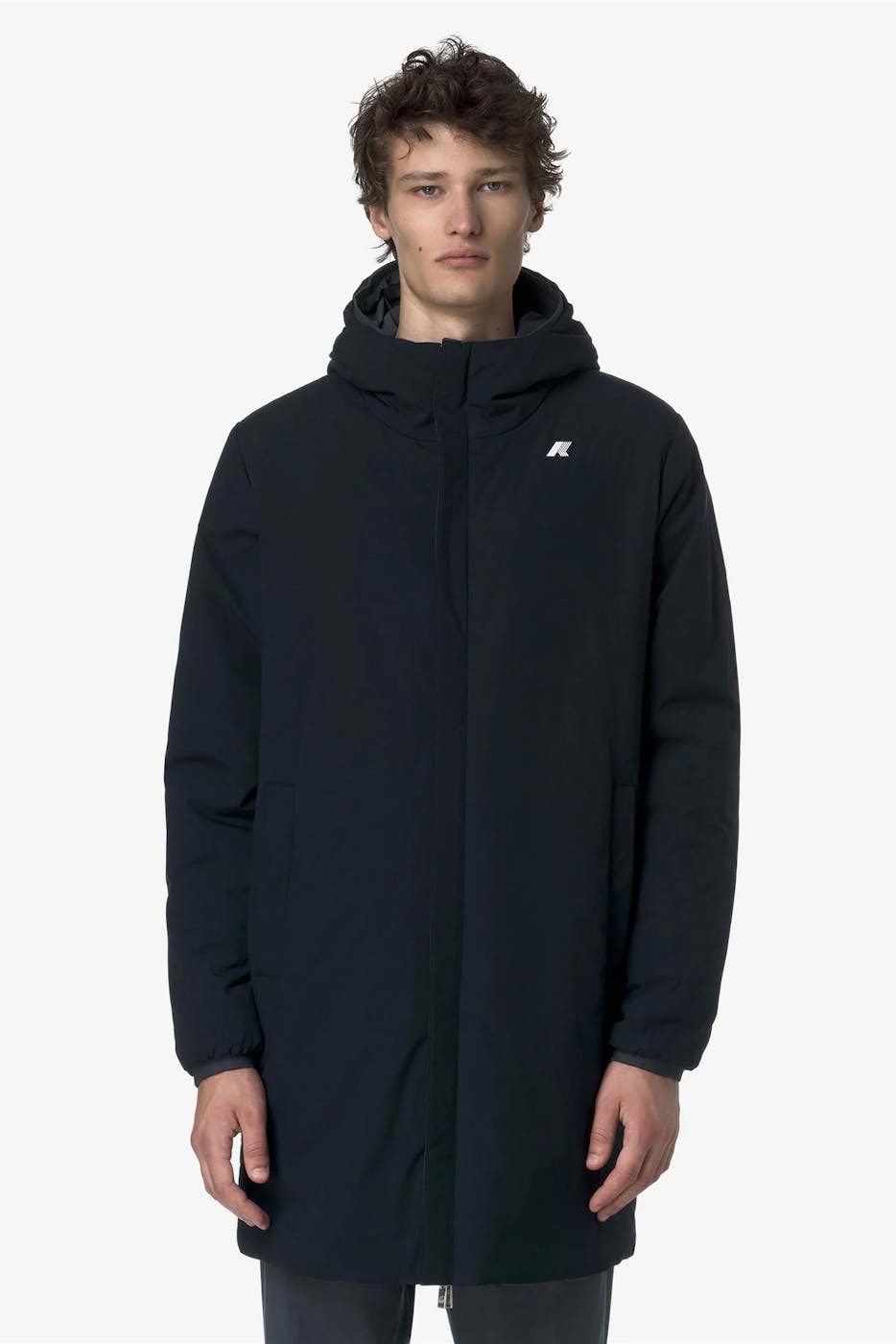 K-Way - Blauwe Jacob St Warm Double jas