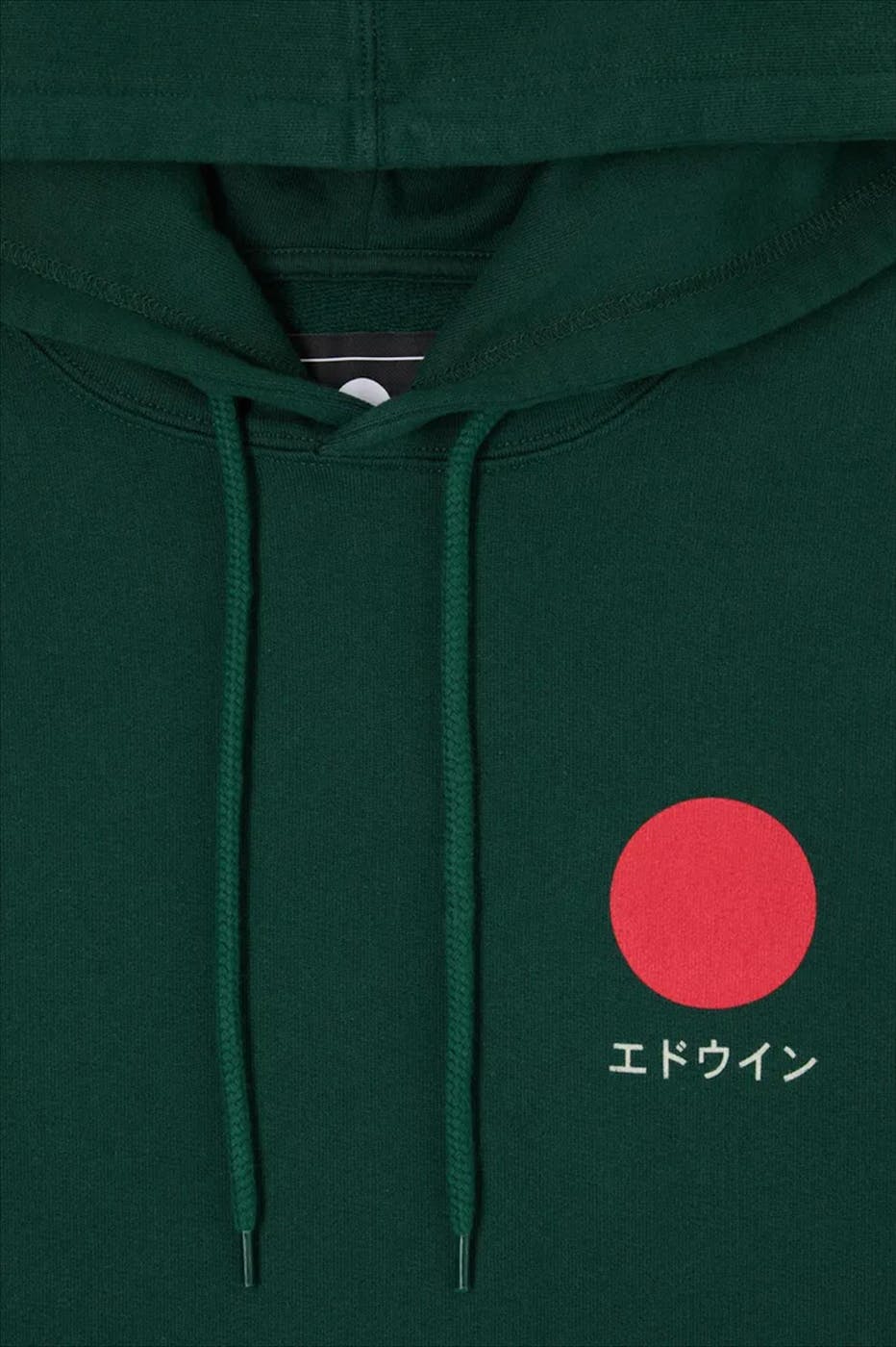 Edwin - Groene Japanese Sun hoodie