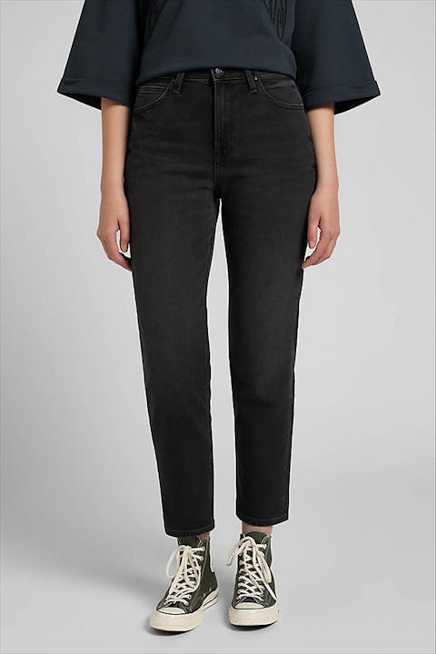 Lee - Zwarte Carol Cropped Straight jeans