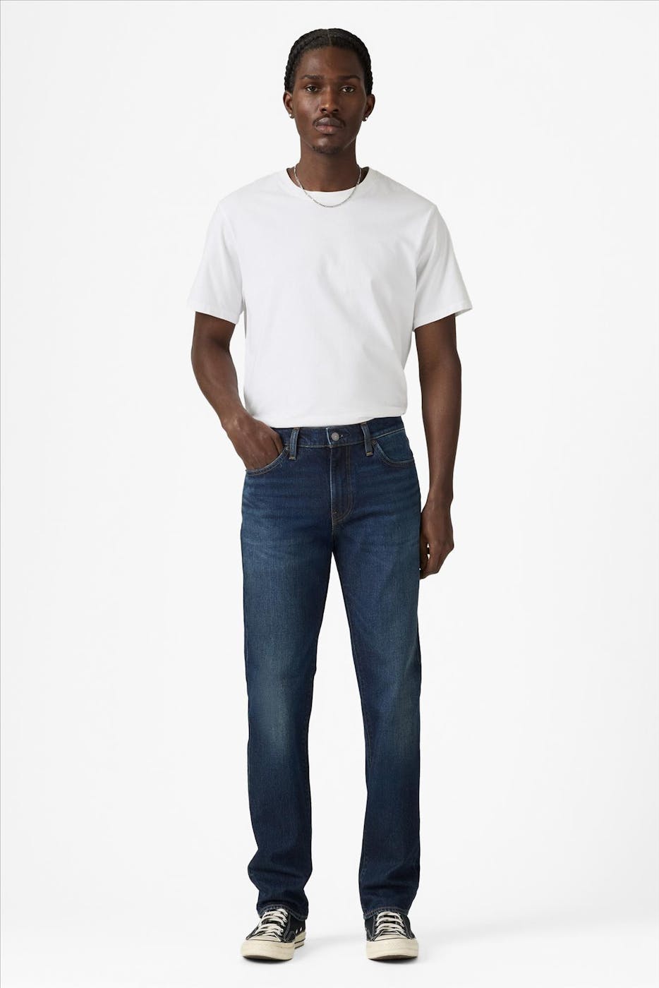 Levi's - Donkerblauwe Bird 511 slim jeans