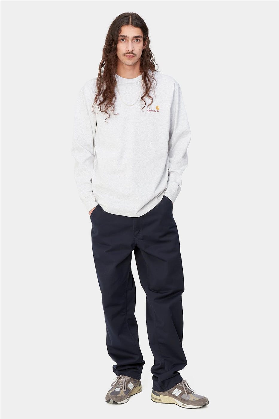 Carhartt WIP - Donkerblauwe Simple pant