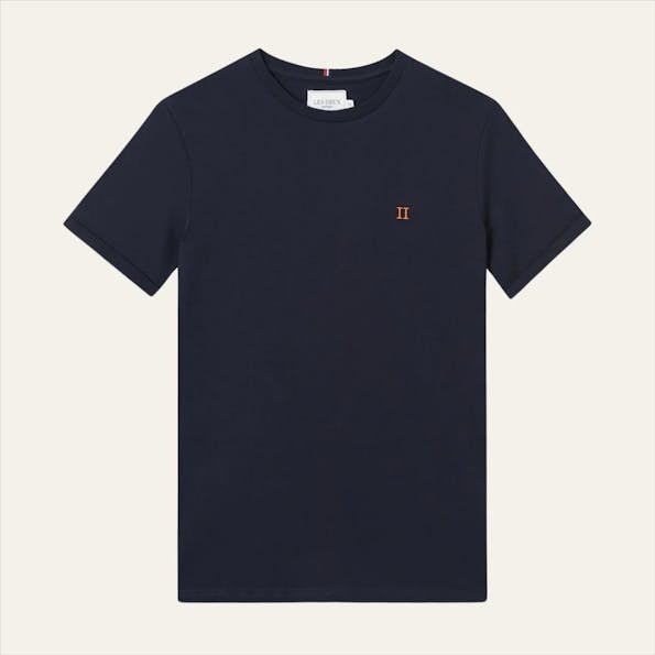LES DEUX - Donkerblauwe Nørregaard T-shirt