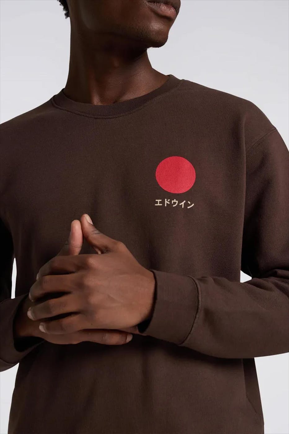 Edwin - Bruine Japanese Sun sweater