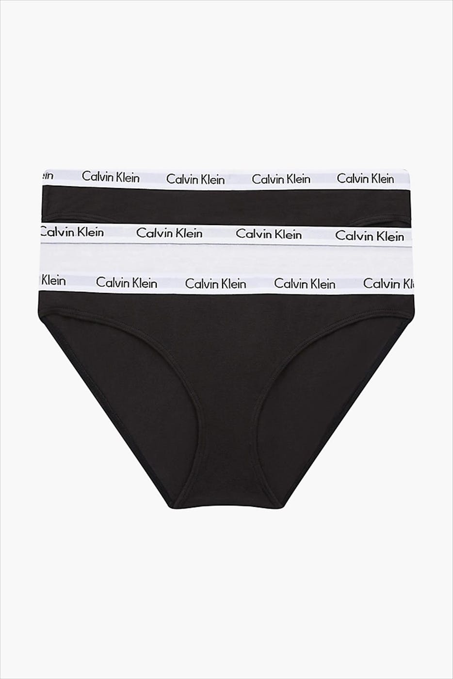 Calvin Klein Underwear - Zwart-witte 3-pack bikini slips