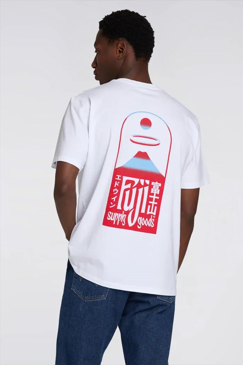Edwin - Witte Fuji Supply Goods T-shirt