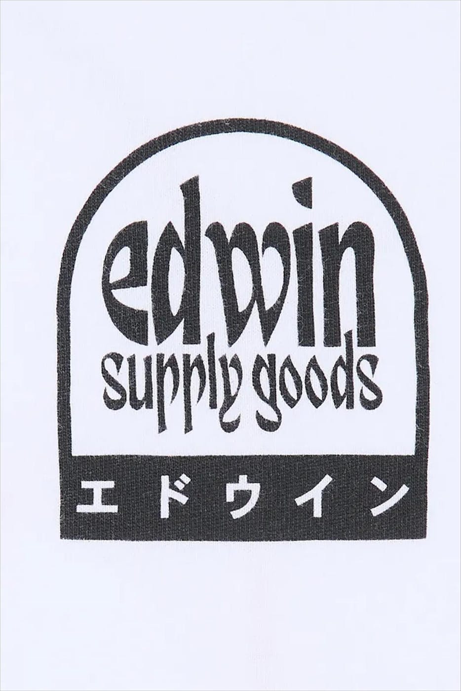 Edwin - Witte Fuji Supply Goods T-shirt