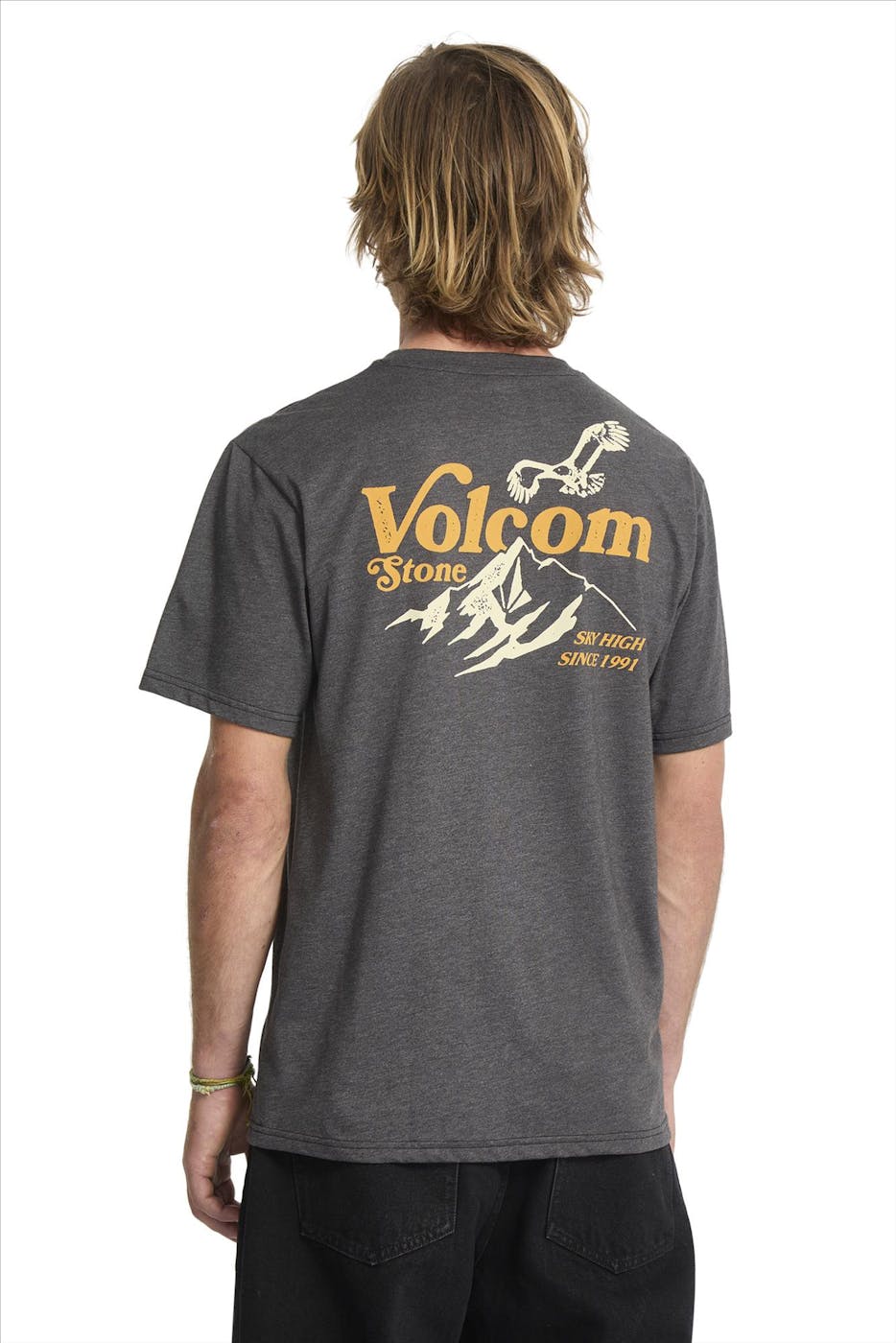 Volcom - Donkergrijze Back Country T-shirt