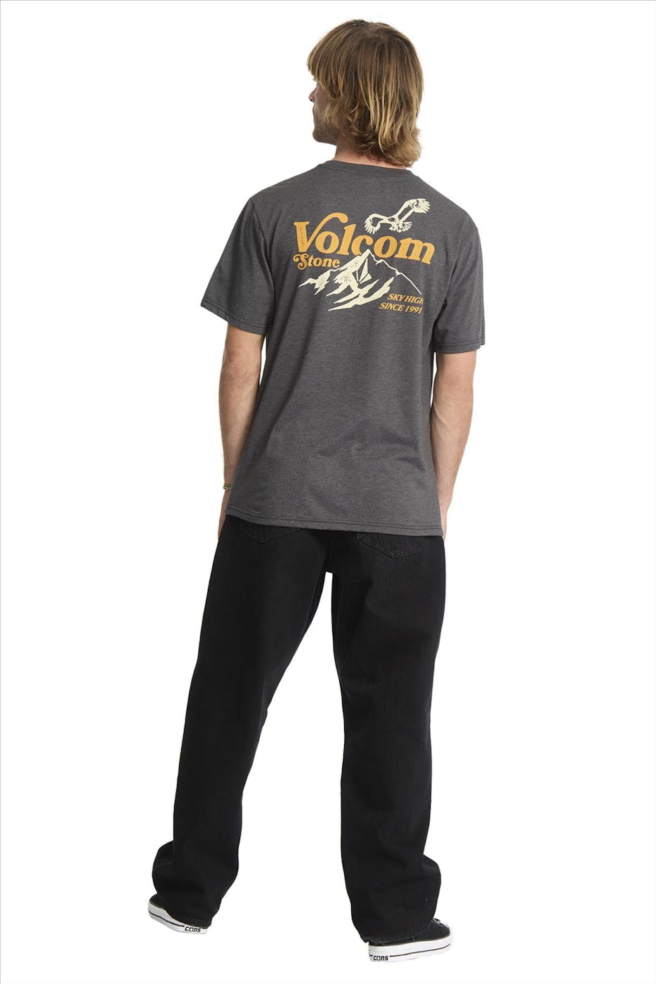 Volcom - Donkergrijze Back Country T-shirt