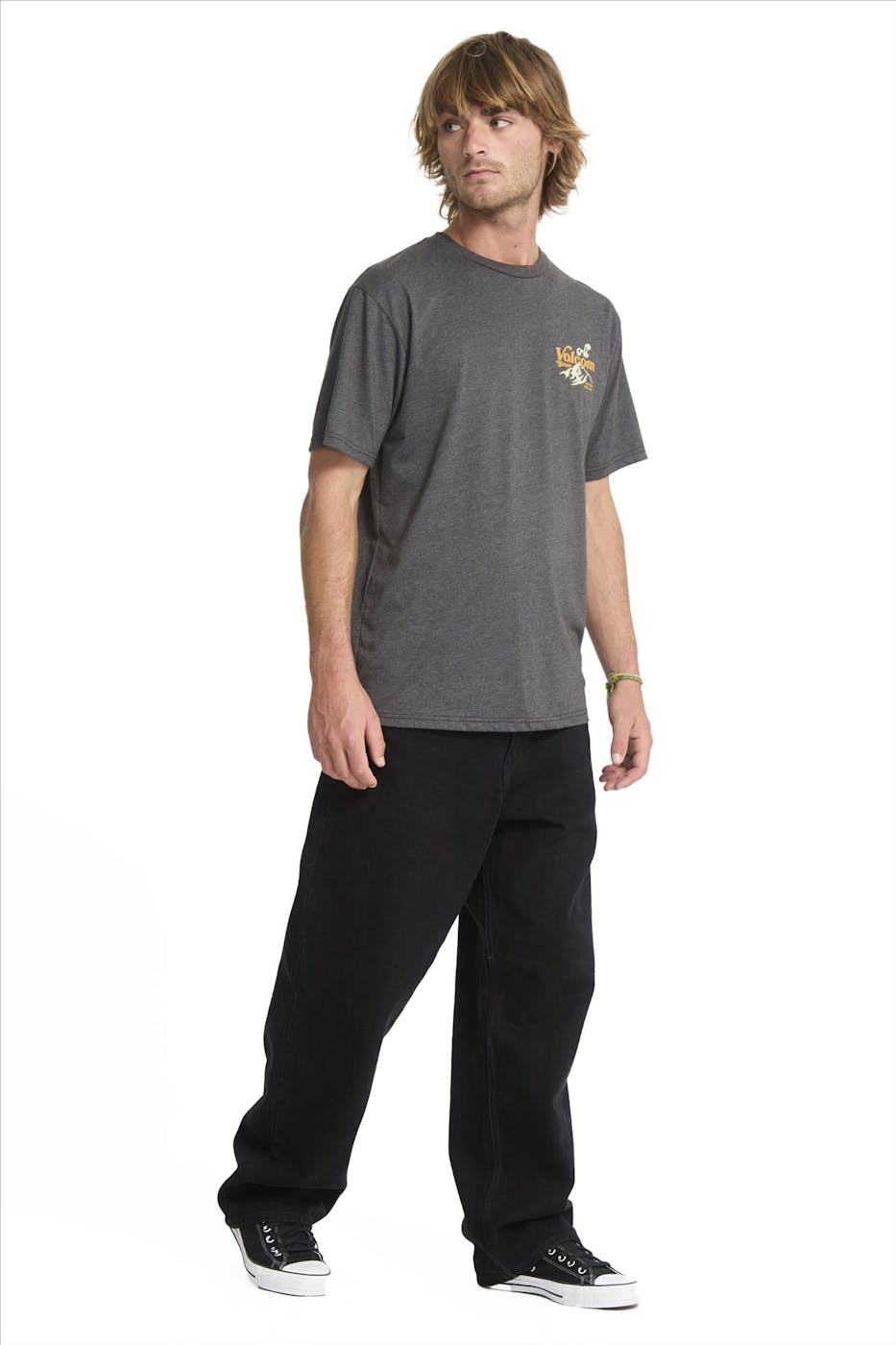 Volcom - Donkergrijze Back Country T-shirt