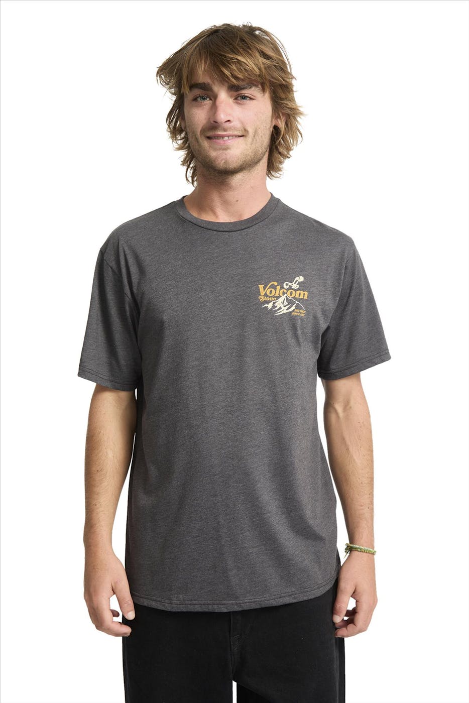 Volcom - Donkergrijze Back Country T-shirt