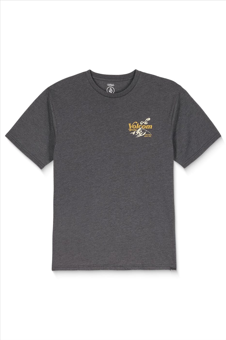 Volcom - Donkergrijze Back Country T-shirt