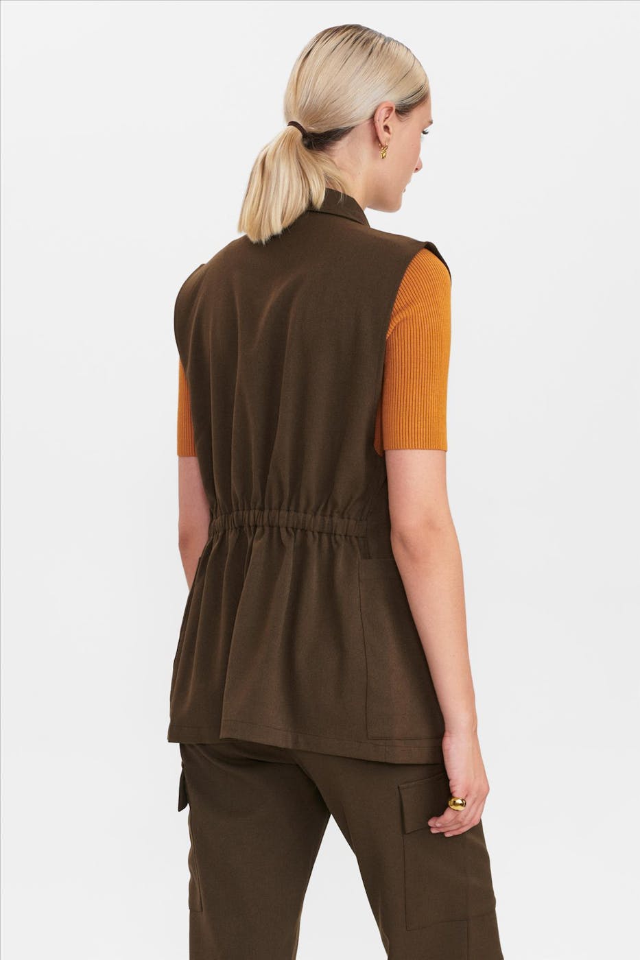 Nümph - Donkerbruine Nuwilly waistcoat