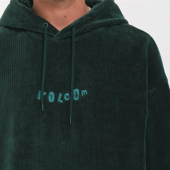 Volcom - Donkergroene New Eden hoodie