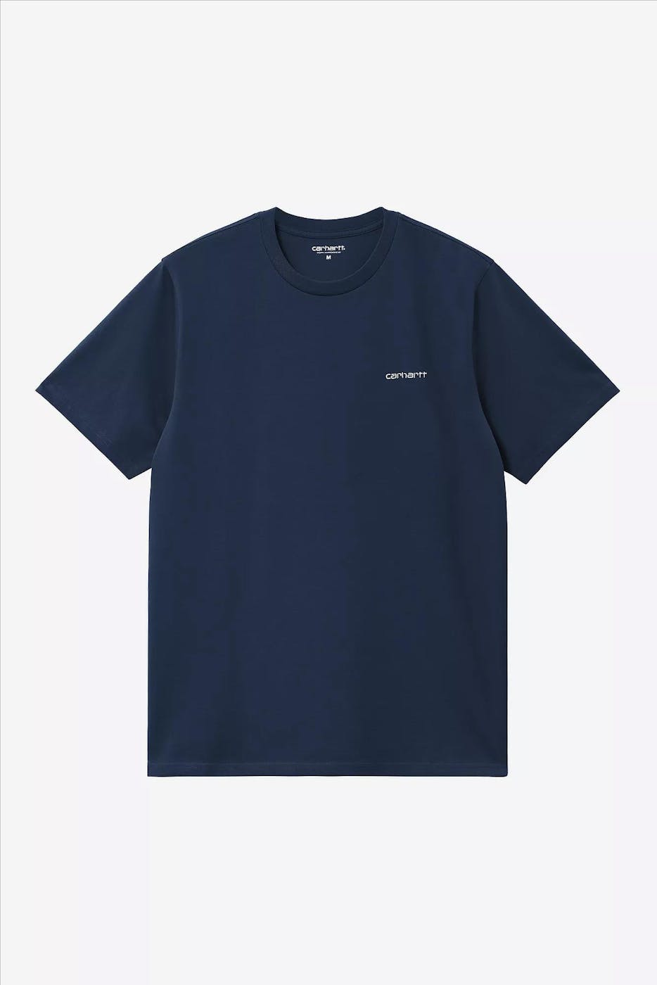 Carhartt WIP - Donkerblauwe Script Embroidery T-shirt