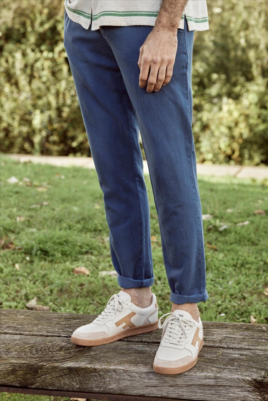 Faguo - Blauwe Dreuille broek