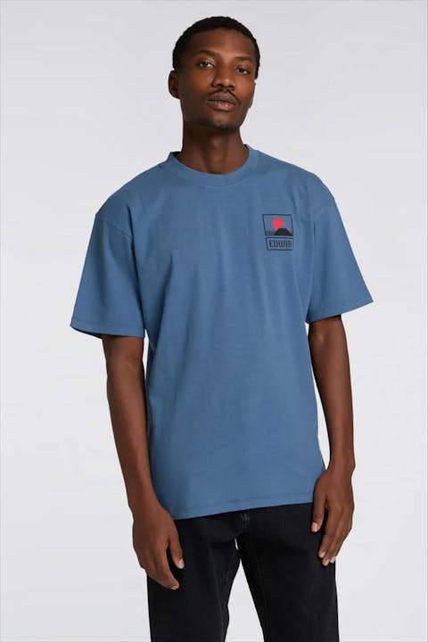 Edwin - Blauwe Sunset on MT Fuji T-shirt