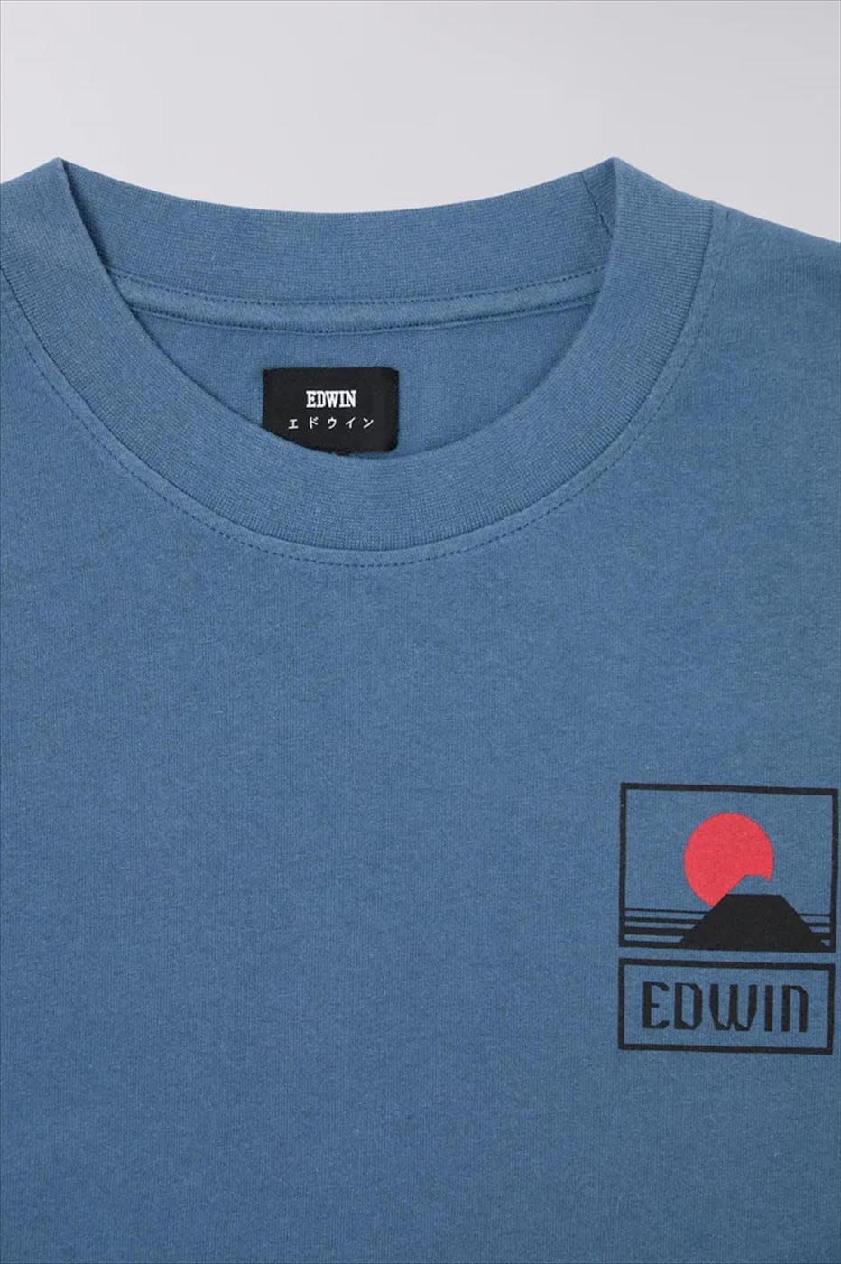 Edwin - Blauwe Sunset on MT Fuji T-shirt