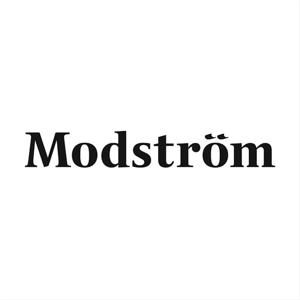 Modström - Donkerbruine Faxon cardigan