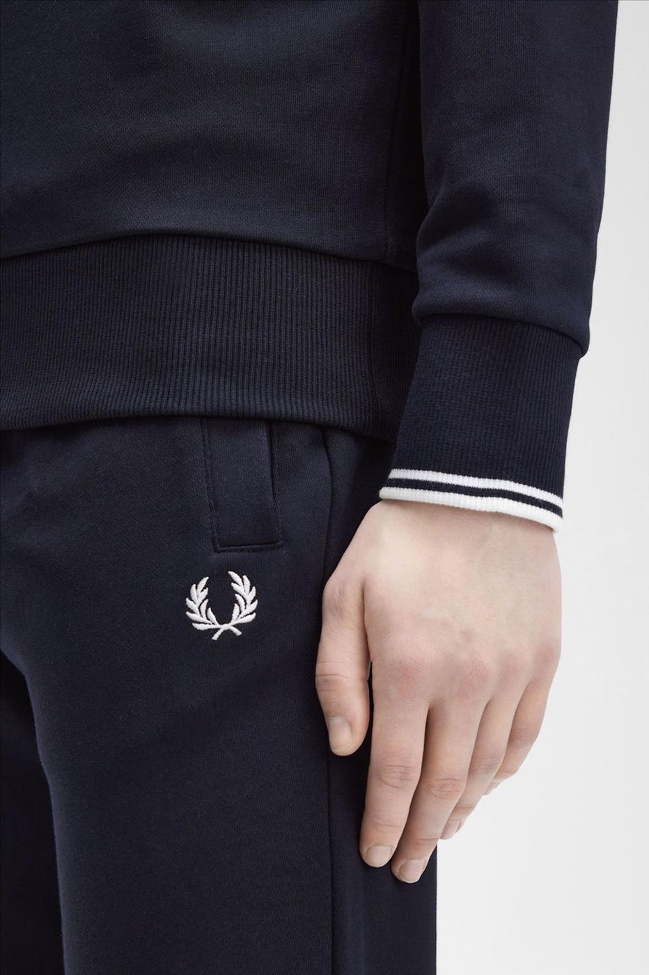 Fred Perry - Donkerblauwe Loopback sweatpant