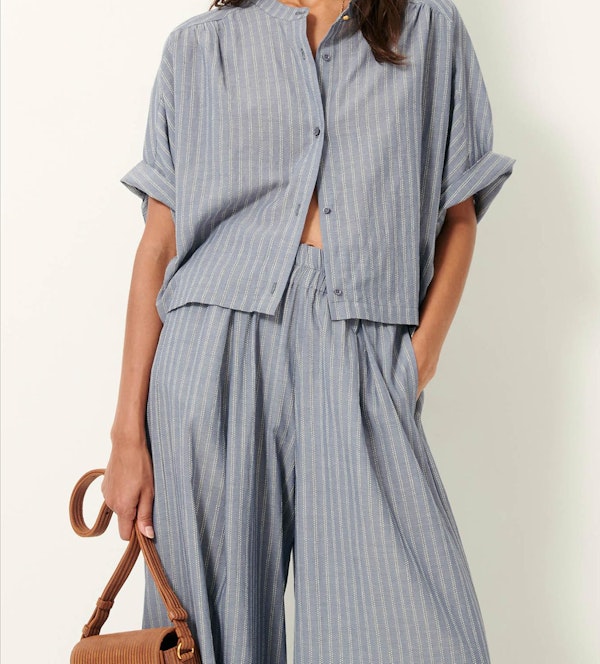 Sessùn - Blauwe Reva blouse