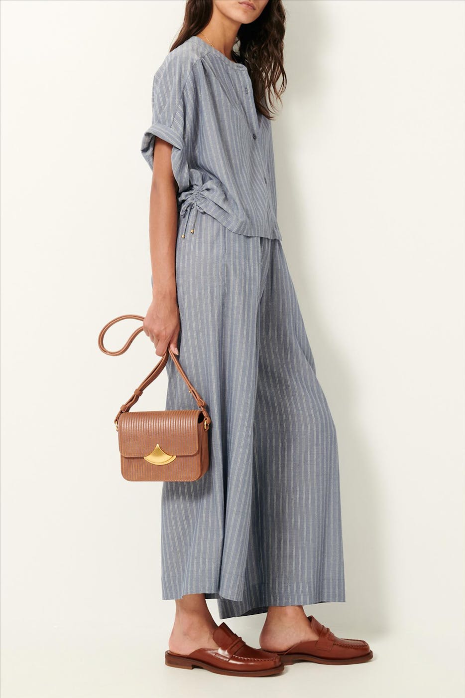 Sessùn - Blauwe Reva blouse