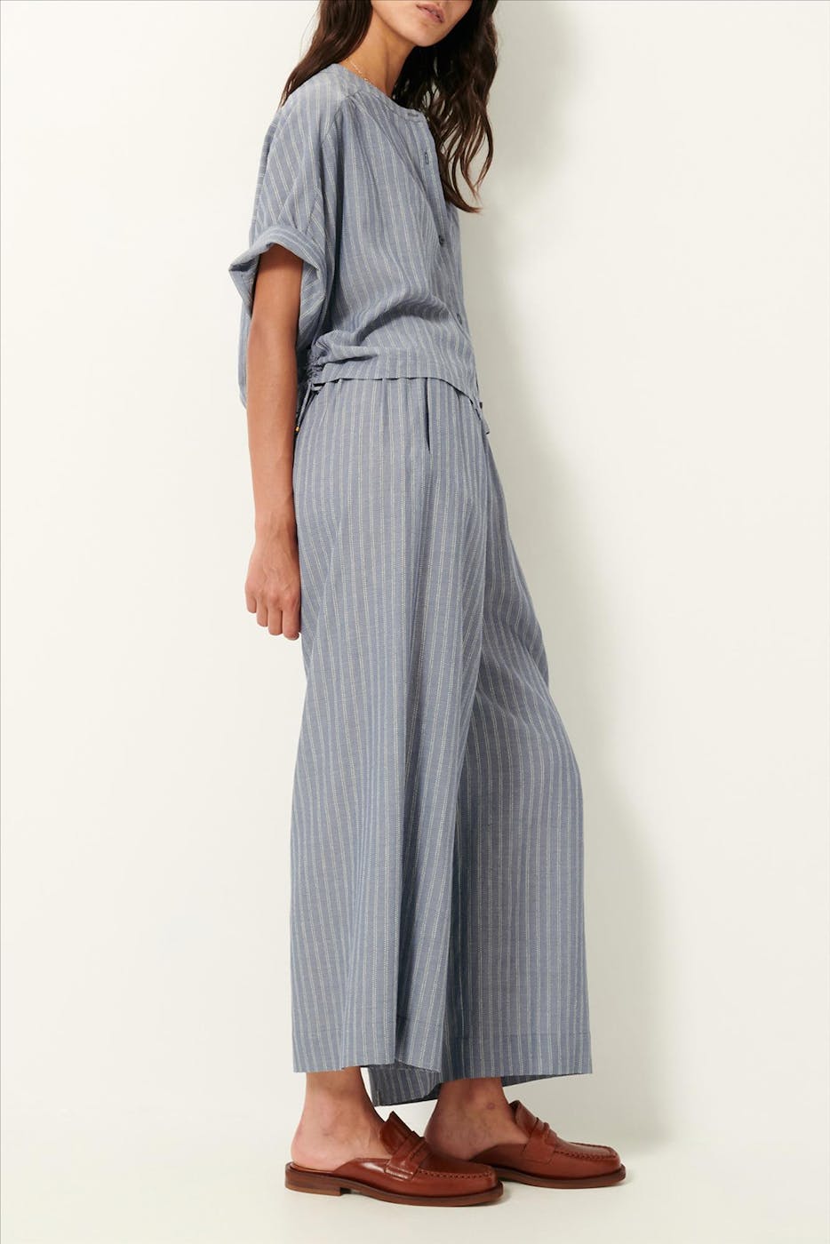 Sessùn - Blauwe Reva blouse