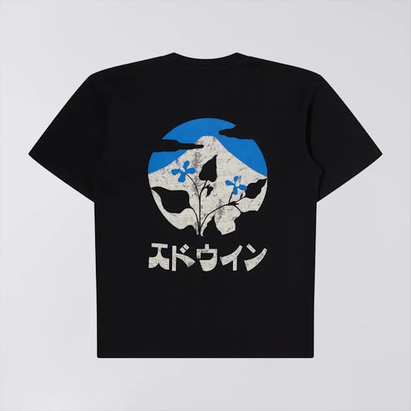 Edwin - Zwarte Fuji No Hana T-shirt