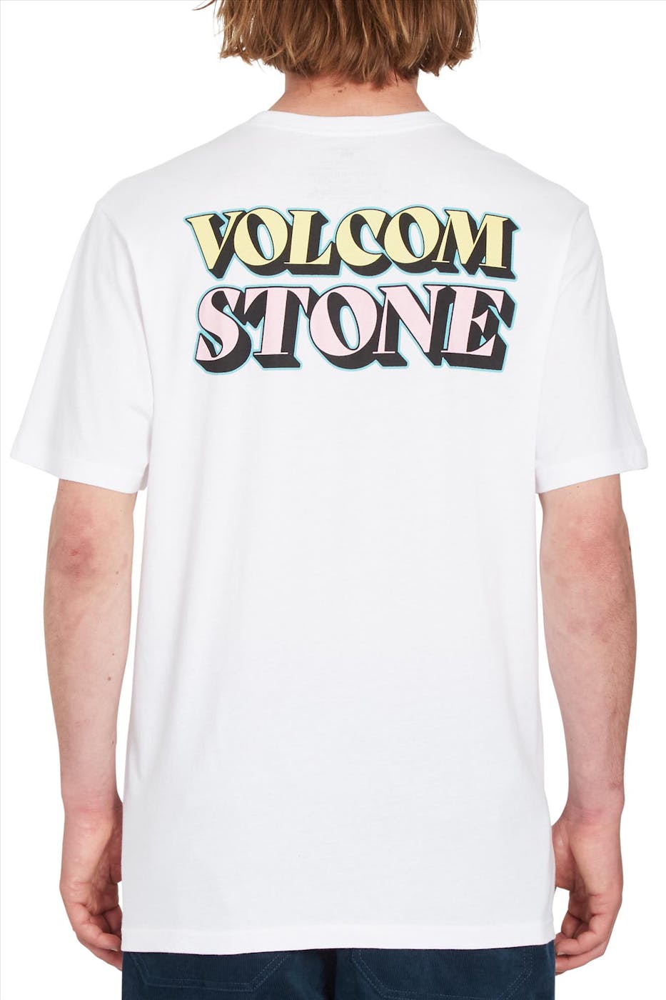 Volcom - Witte Stript T-shirt