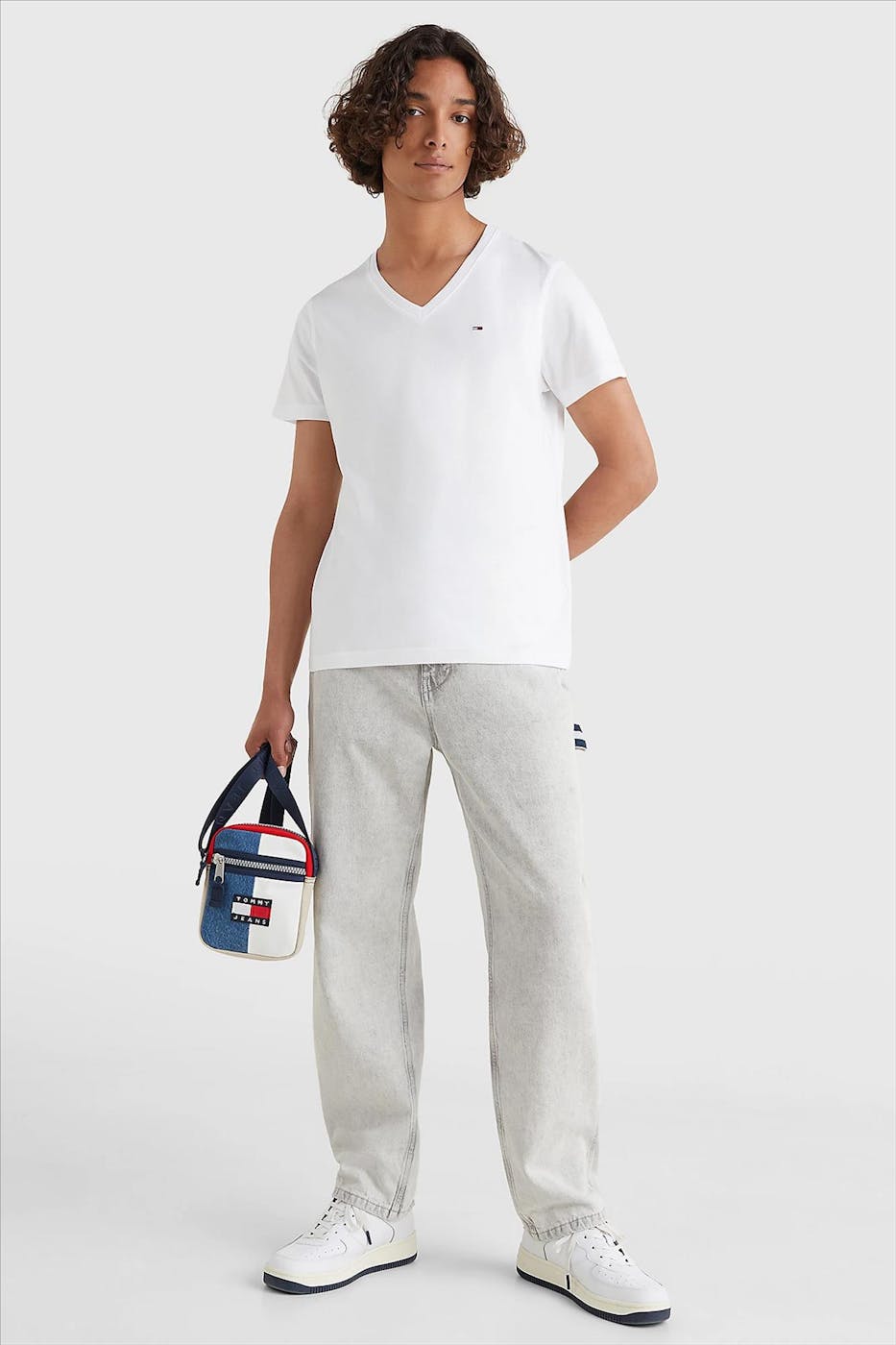 Tommy Jeans - Witte Panson T-shirt
