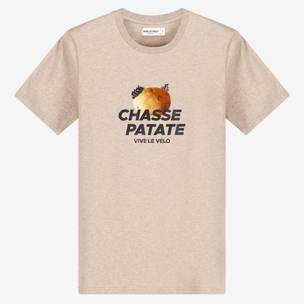 Vive le vélo - Beige Chasse Patate T-shirt