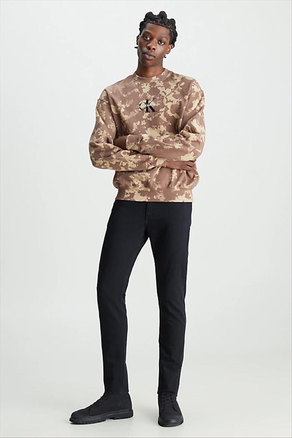 Calvin Klein Jeans - Zwarte Slim Tapered jeans