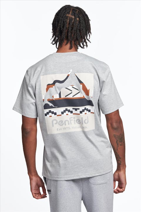 Penfield - Grijze Graphic Mountain T-shirt