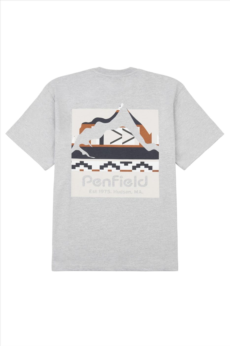 Penfield - Grijze Graphic Mountain T-shirt