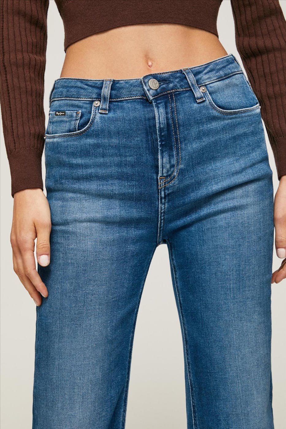 Pepe Jeans London - Blauwe Willa Flared jeans
