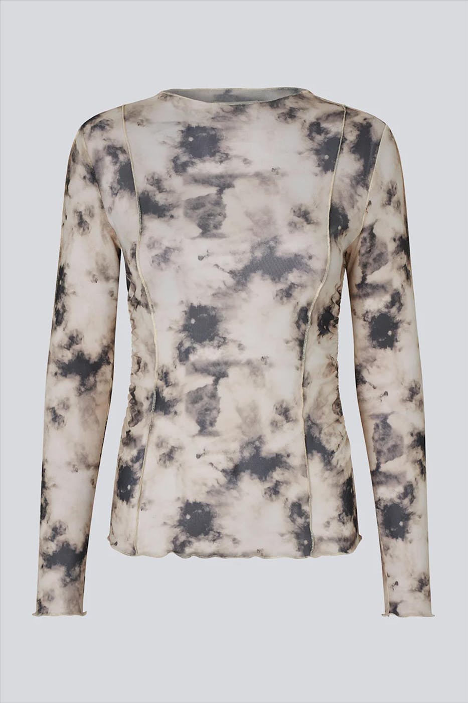 Modström - Beige-Bruine Petrinamd print top