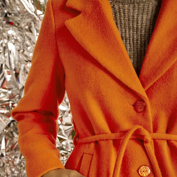Nümph - Oranje Gry mantel