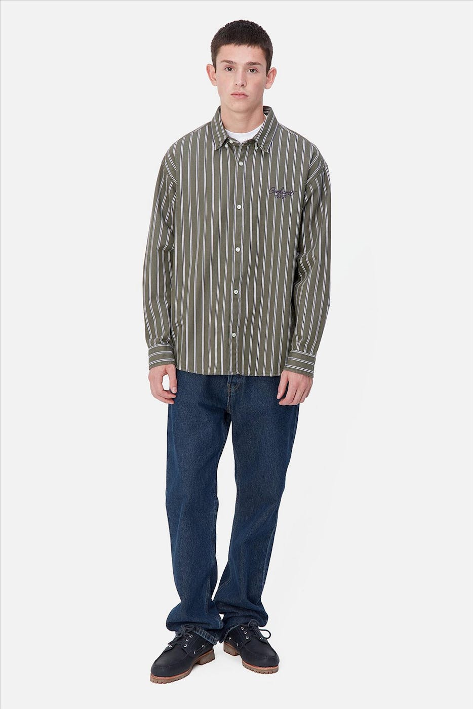 Carhartt WIP - Donkerblauwe Nolan jeans