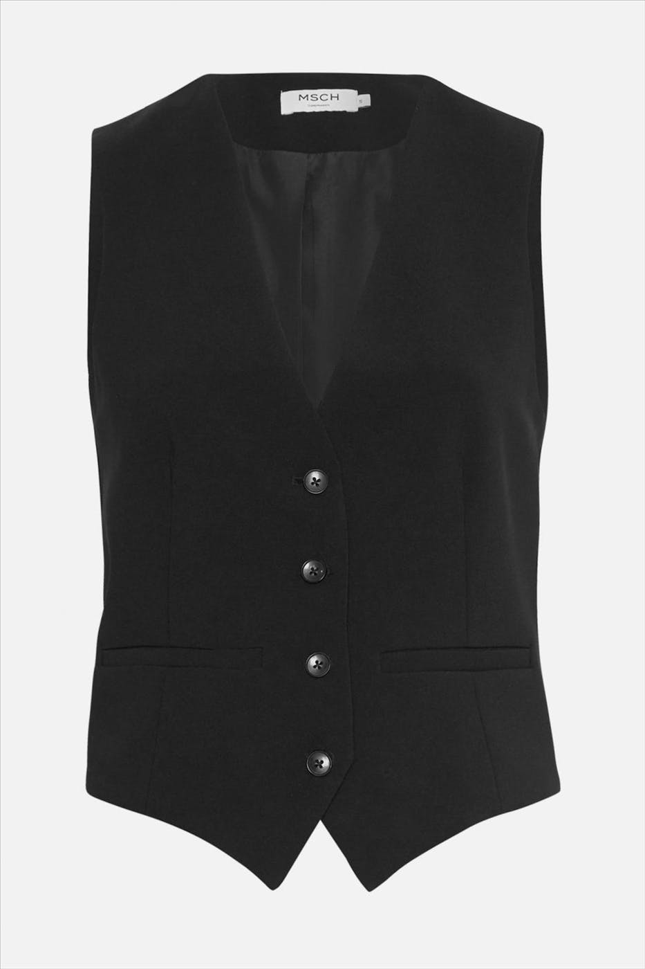 MOSS COPENHAGEN - Zwarte Agda waistcoat