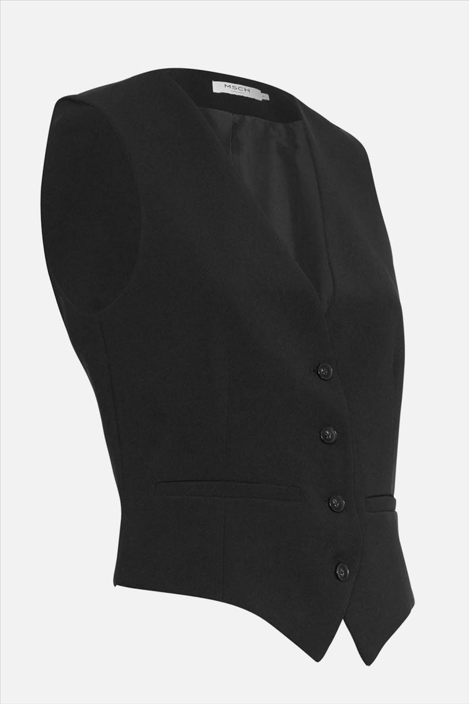 MOSS COPENHAGEN - Zwarte Agda waistcoat