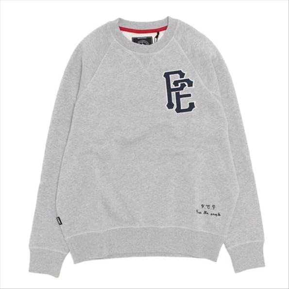 Element - Lichtgrijze Pexe Crest sweater
