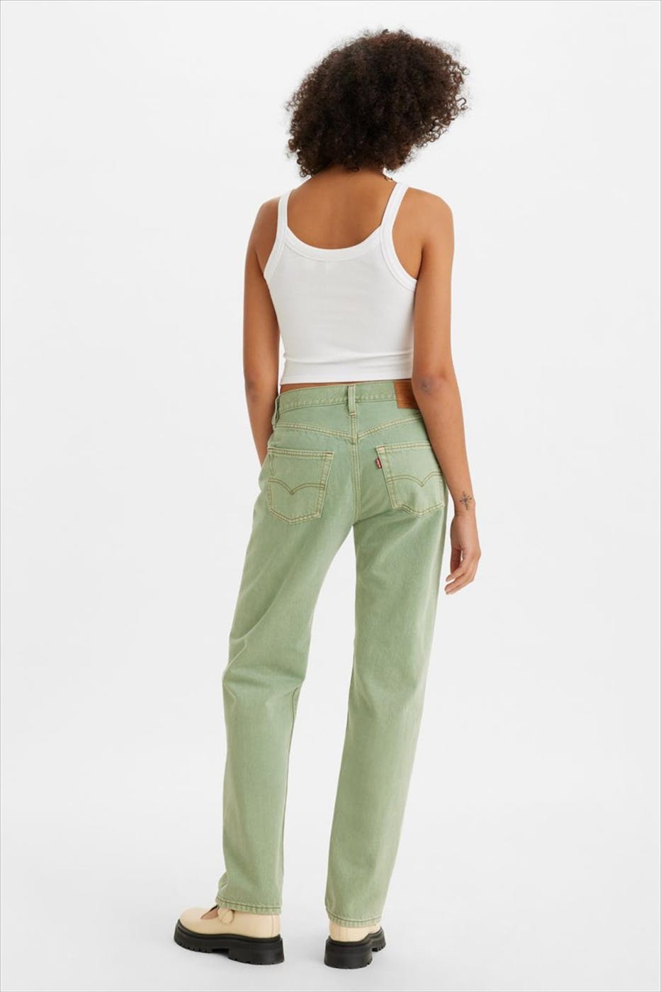 Levi's - Groene 501 '90s straight jeans