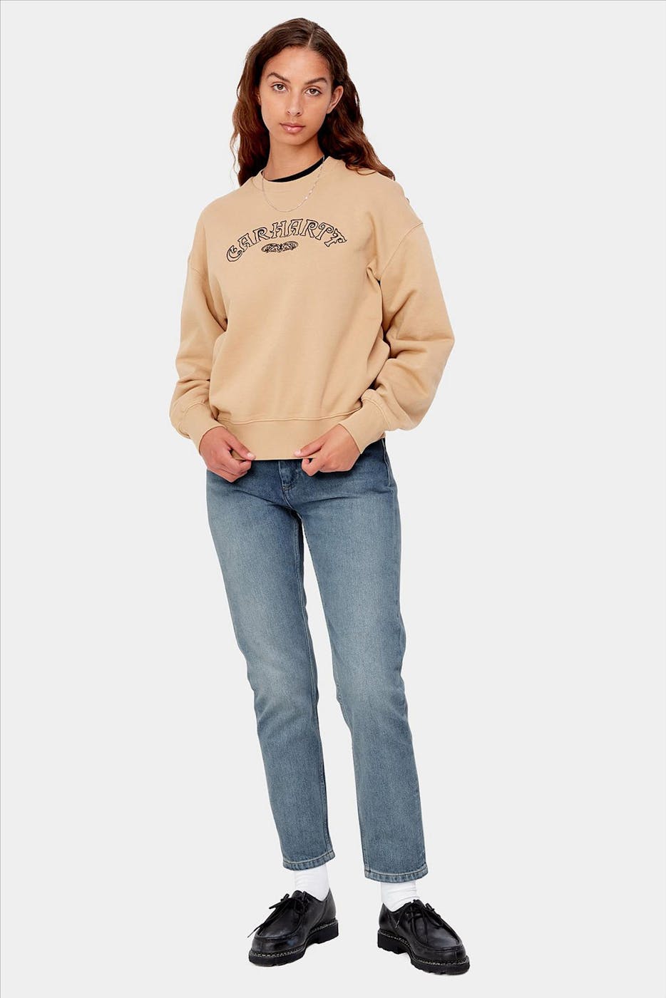 Carhartt WIP - Lichtblauwe Page Carrot Ankle Pant slim tapered jeans